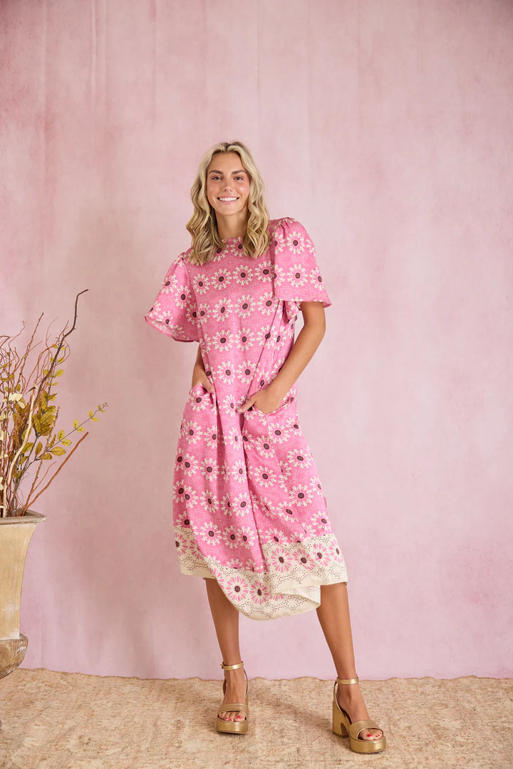 Georgia Dress | Wildflower Pink