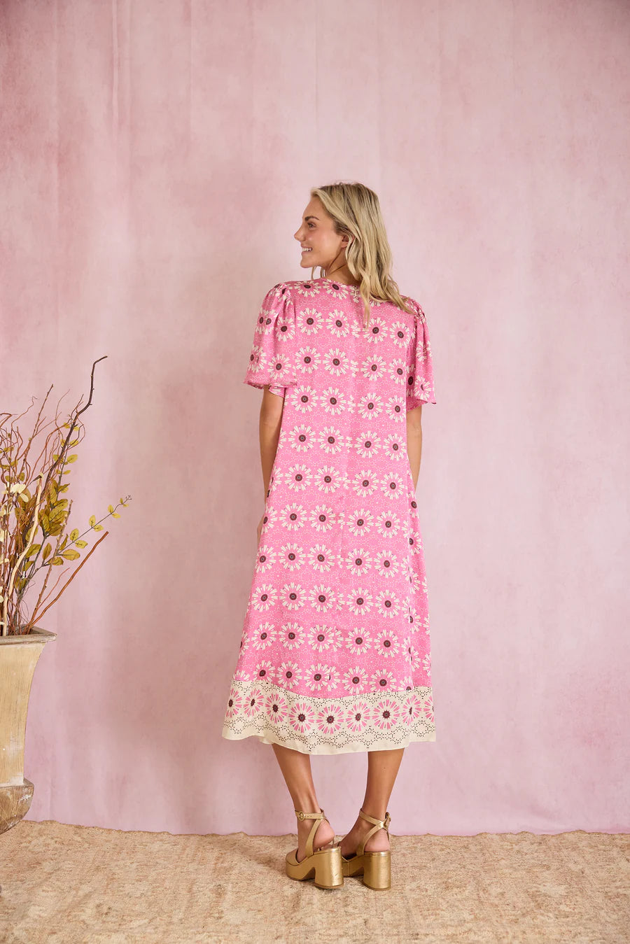 Georgia Dress | Wildflower Pink