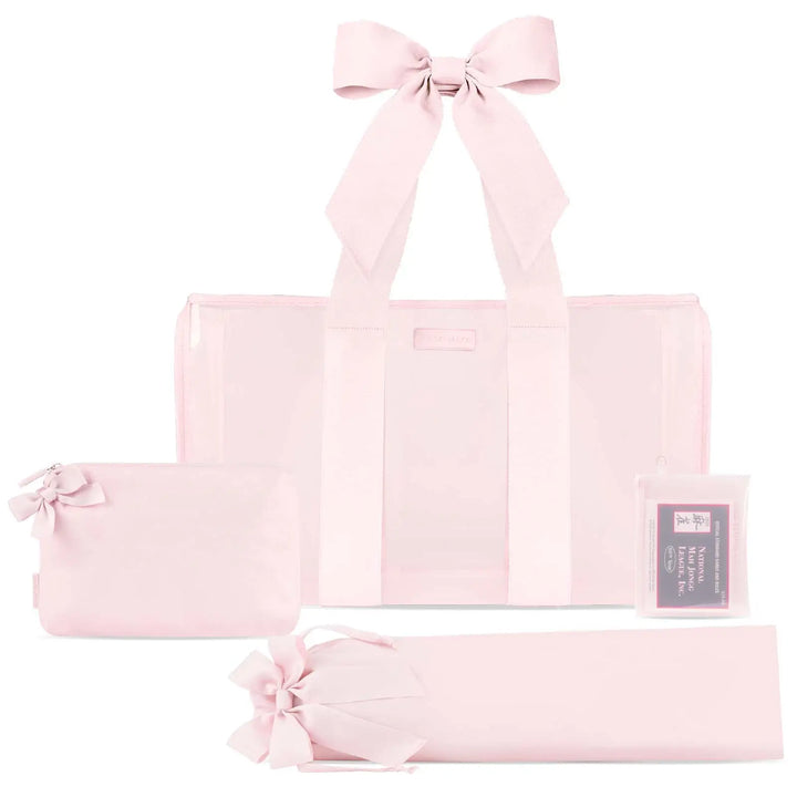 Mahjong Jelly Tote Set | Ballet Pink