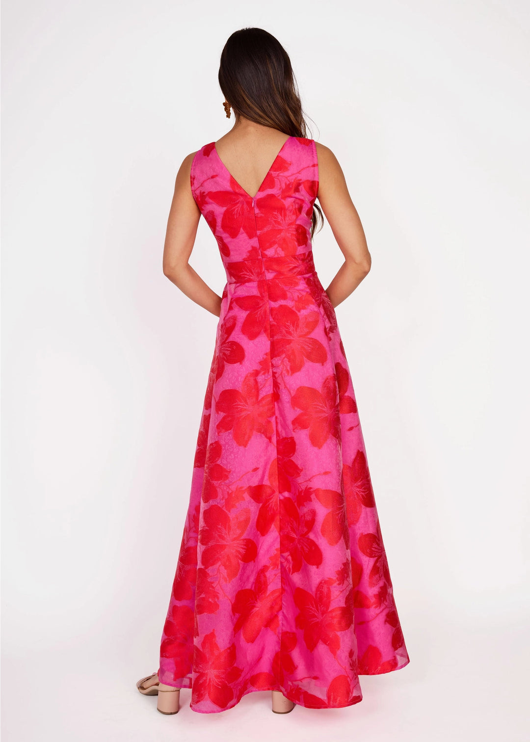 Martha Dress | Red Azalea Organza