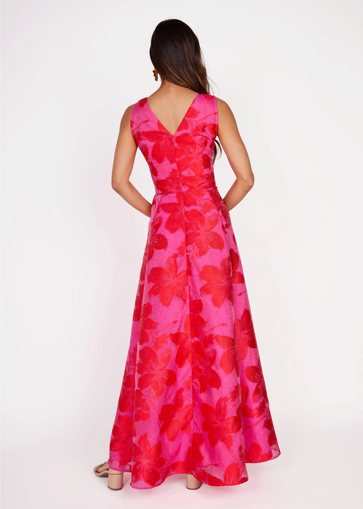 Martha Dress | Red Azalea Organza
