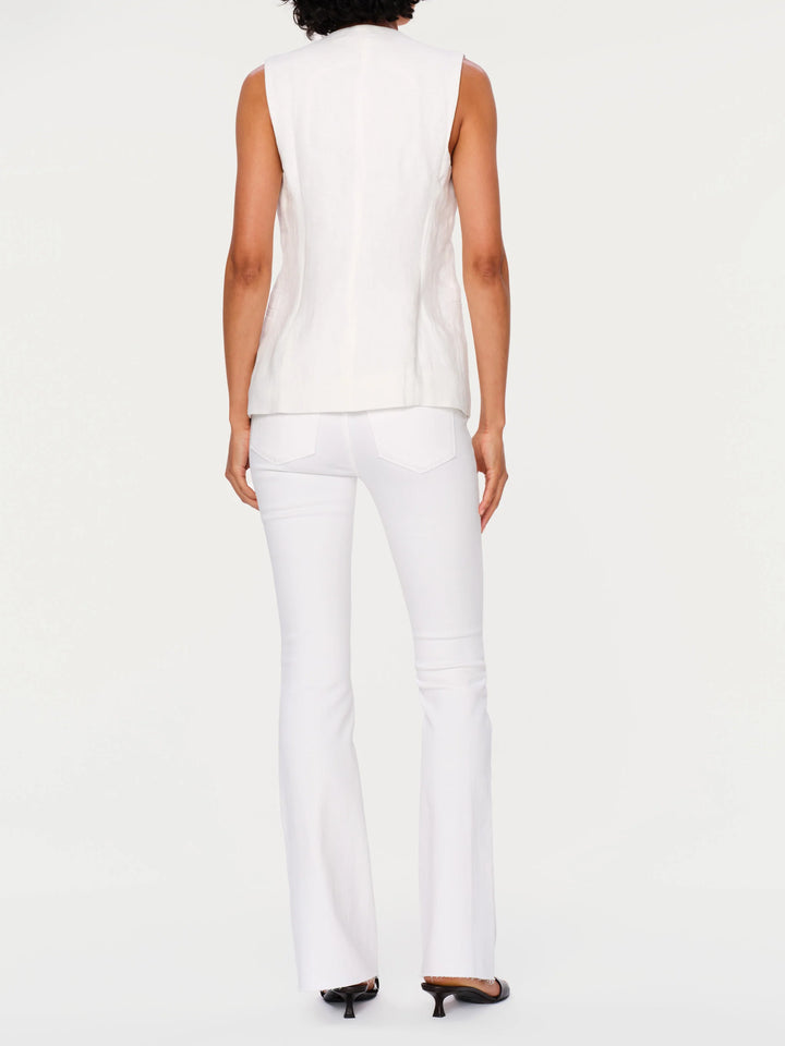 Zia Vest | White Linen