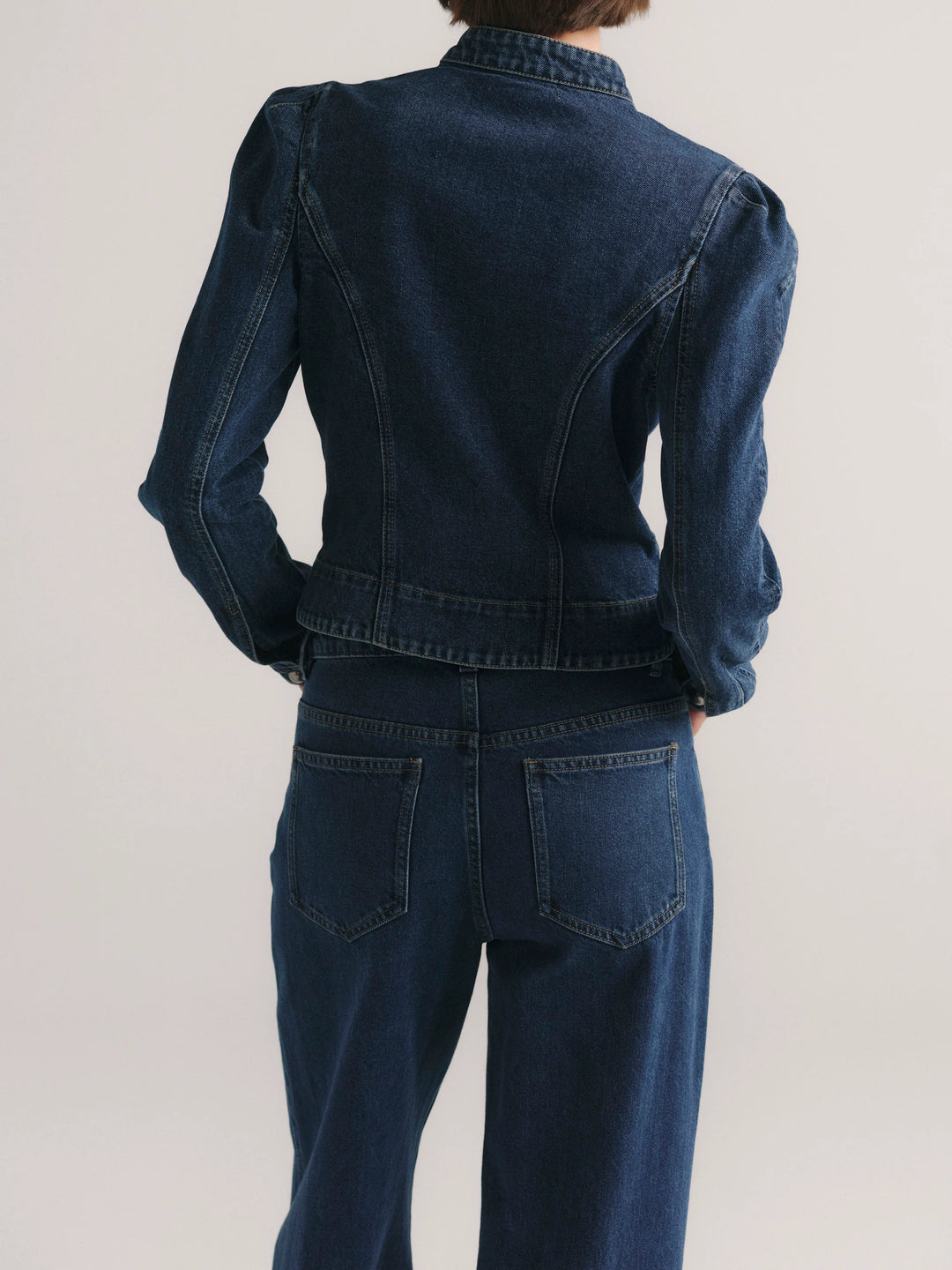 Sculpted Denim Top | Moon Lake