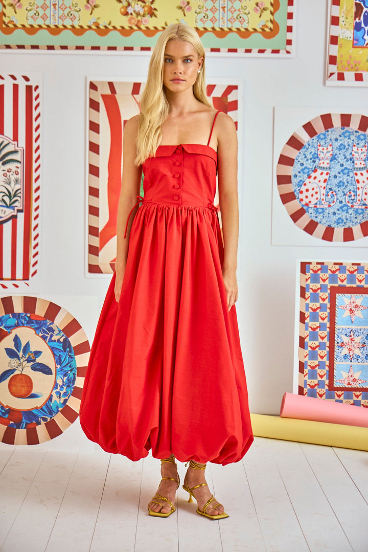 Taryn Dress | True Red