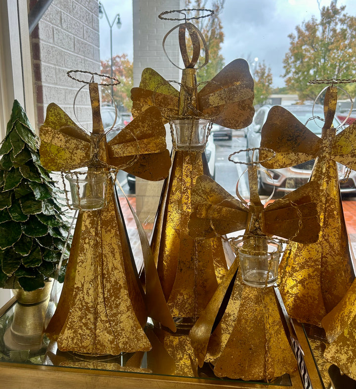 Gold Angel with Glass | +Sizes