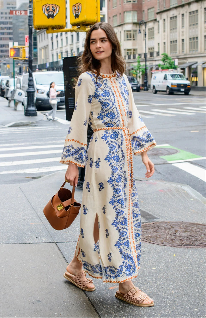 Bell Sleeve Tess Dress | Handkerchief Ivory