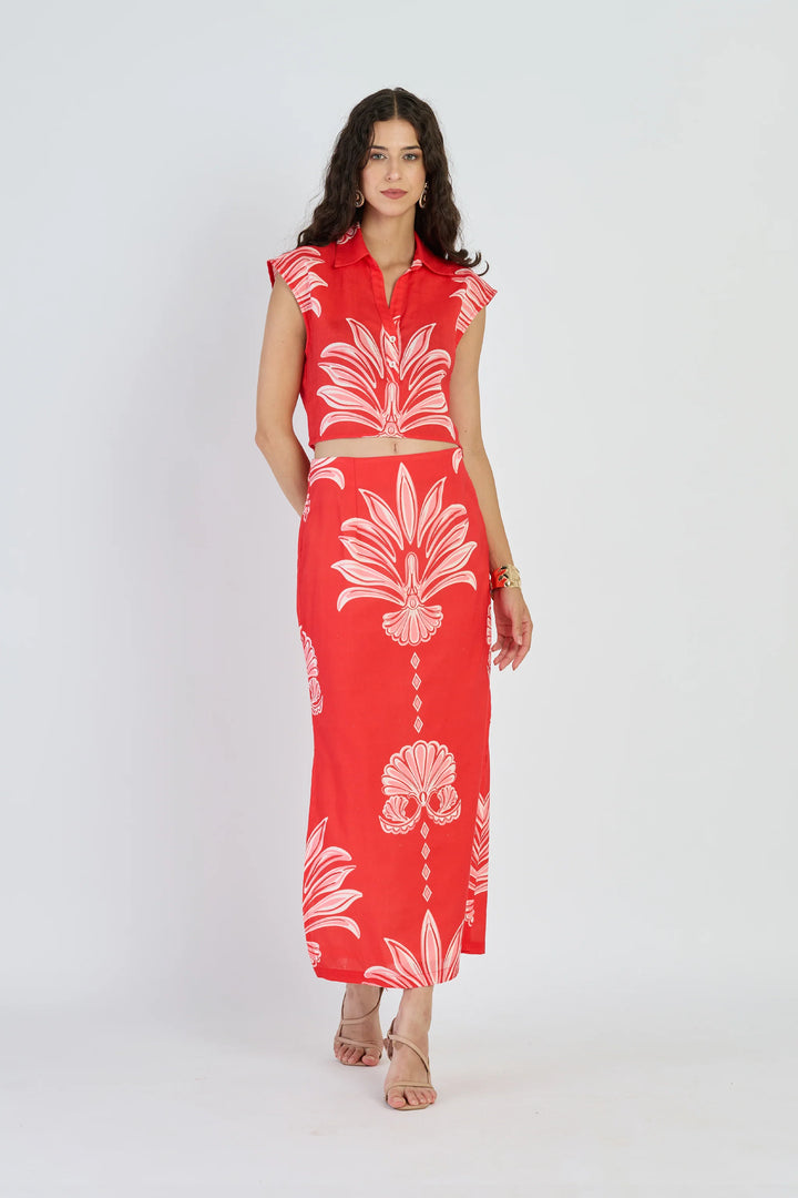 Aspen Skirt | Palm Springs Rouge