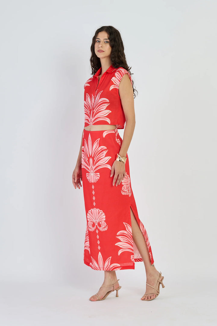 Aspen Skirt | Palm Springs Rouge