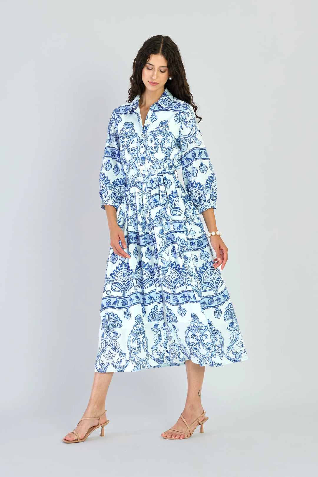 Brie Dress | Fontana Aqua
