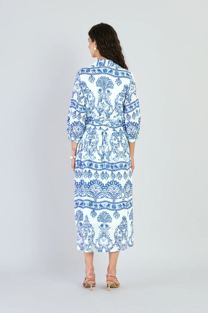 Brie Dress | Fontana Aqua