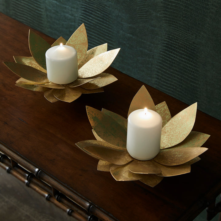 Lotus Flower Candle Holders