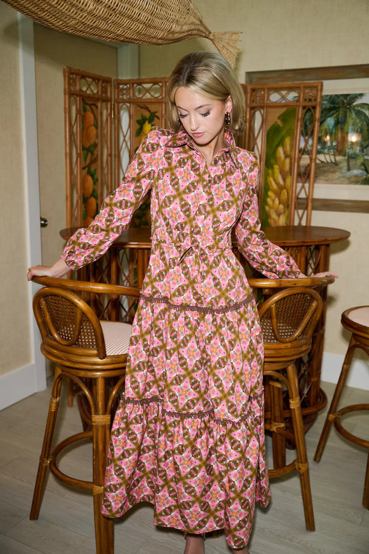Banyan Long Sleeve Dress | Farmhouse Pink