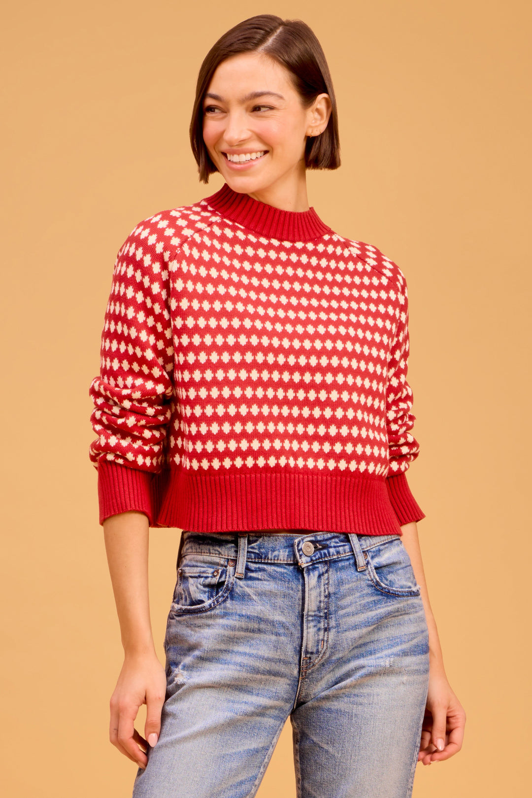 Marta Sweater | Crimson
