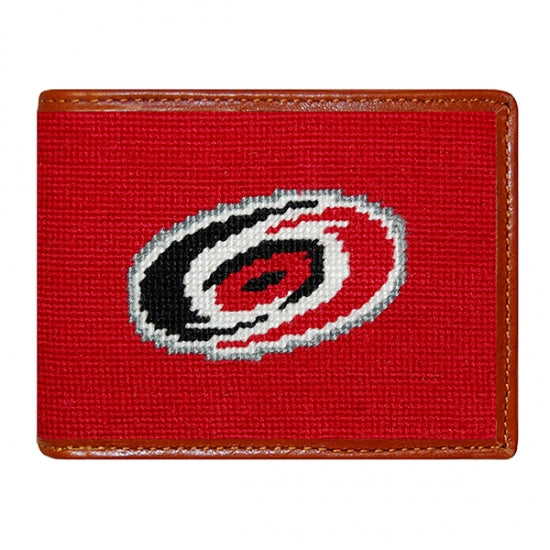 Carolina Hurricanes Needlepoint Bi-Fold Wallet