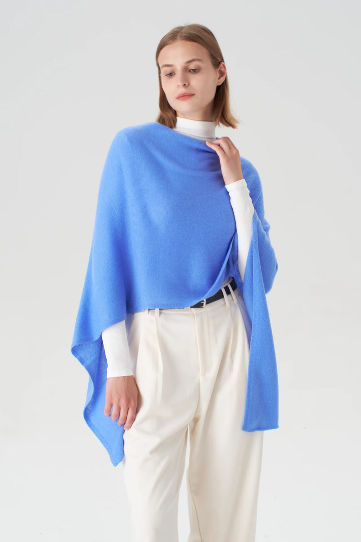 Cashmere Topper | Artic Blue