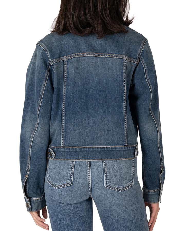 JULIA CROP JACKET W/DROP SHOULDER | MAIN