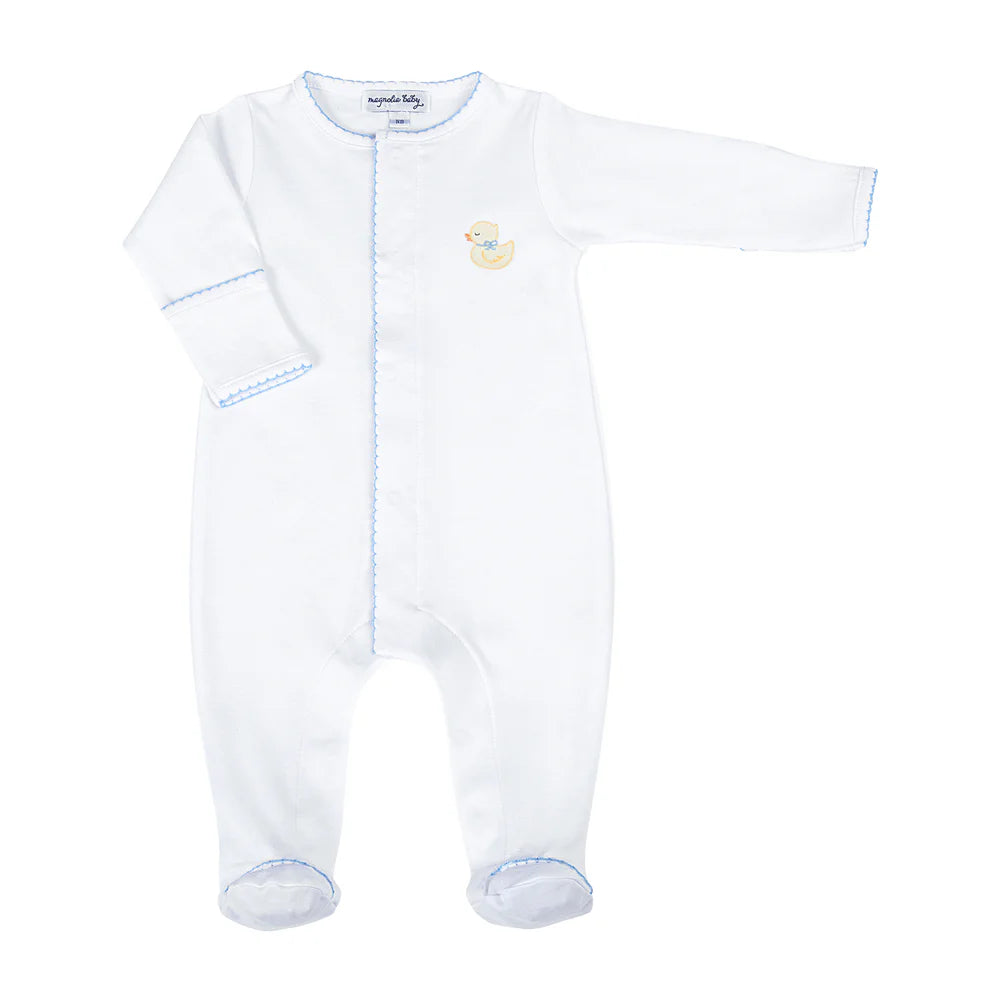 Precious Ducklings Embroidered Footie | + Colors