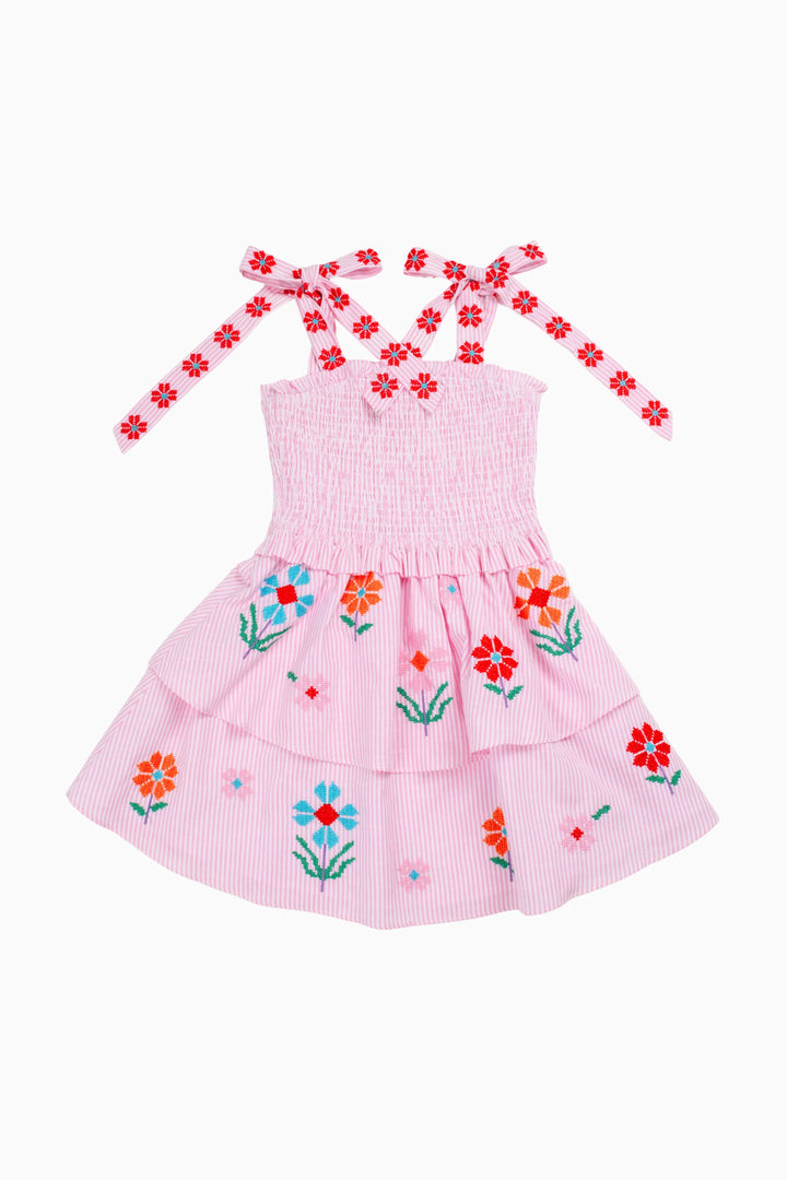 Piper Tie Strap Tween Dress