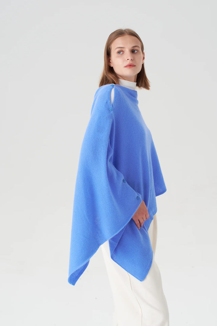 Cashmere Topper | Artic Blue