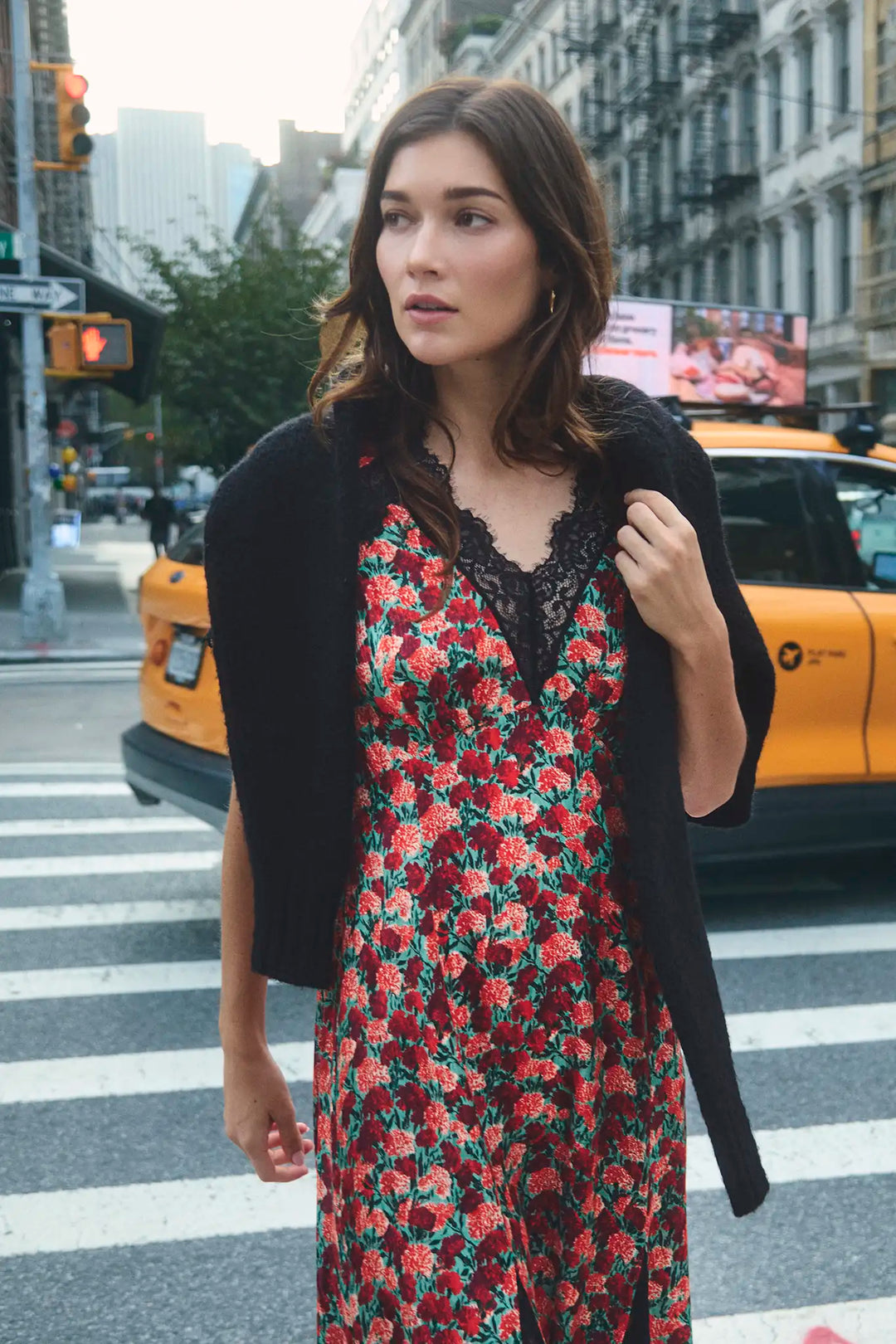 Vela Dress | Crimson Blossom