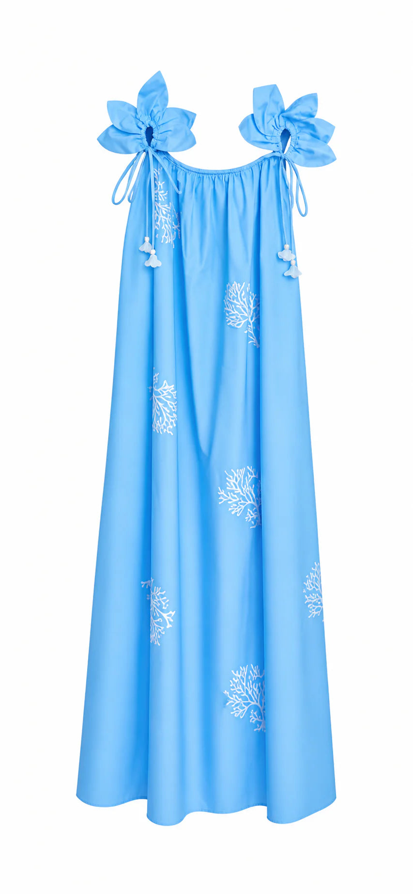 Coral Crush Tank Dress | Blue