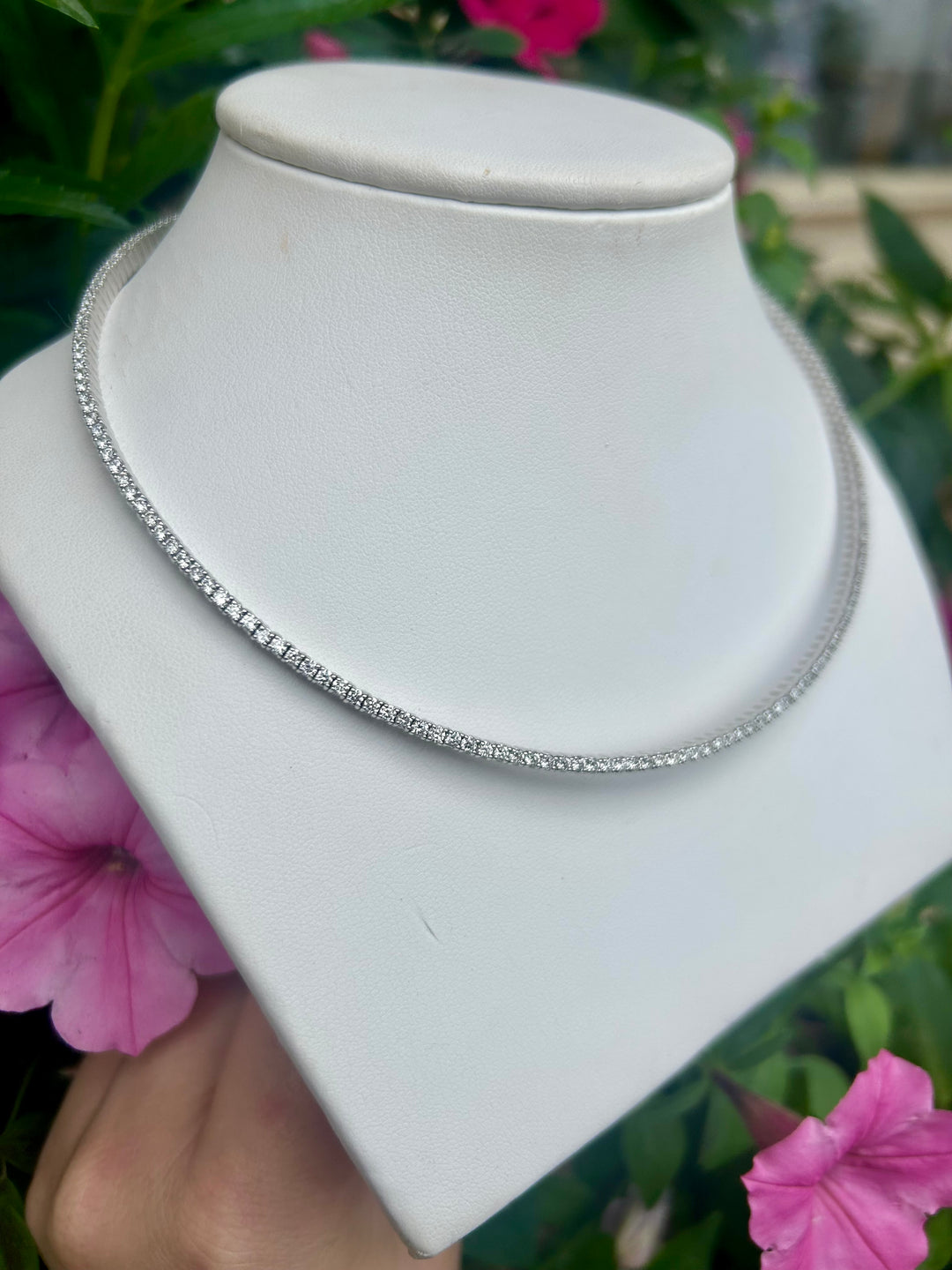 14kt 5.16ct Diamond Flex Necklace
