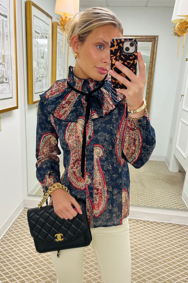 Eloise Top | Twilight Paisley