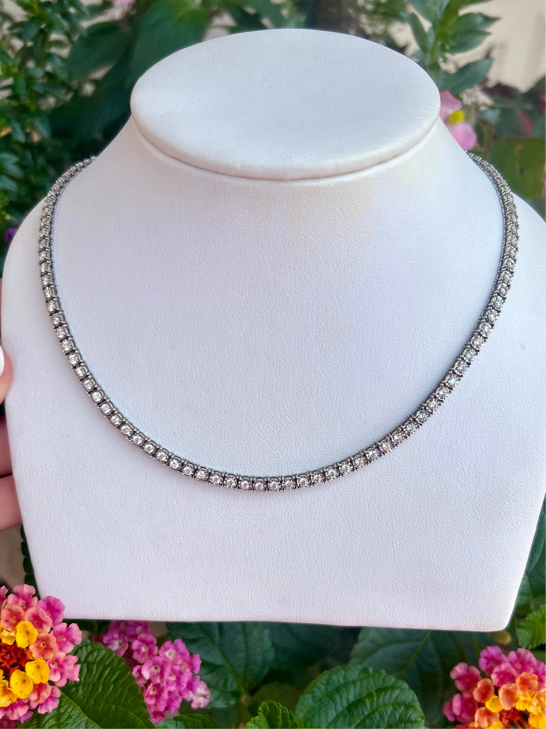6.0TW Diamond Tennis Necklace