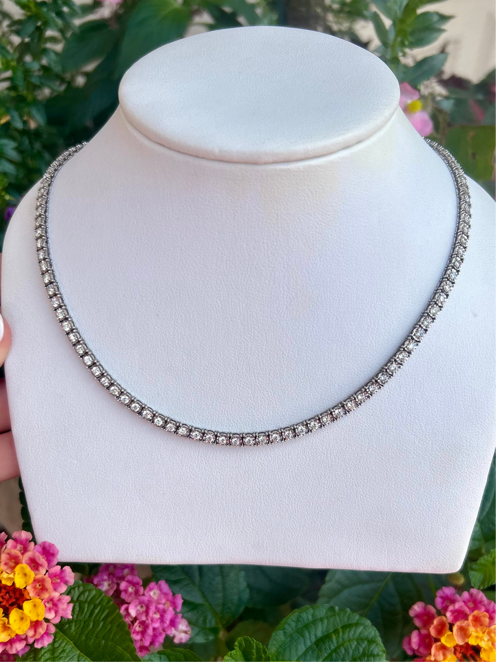 6.0TW Diamond Tennis Necklace