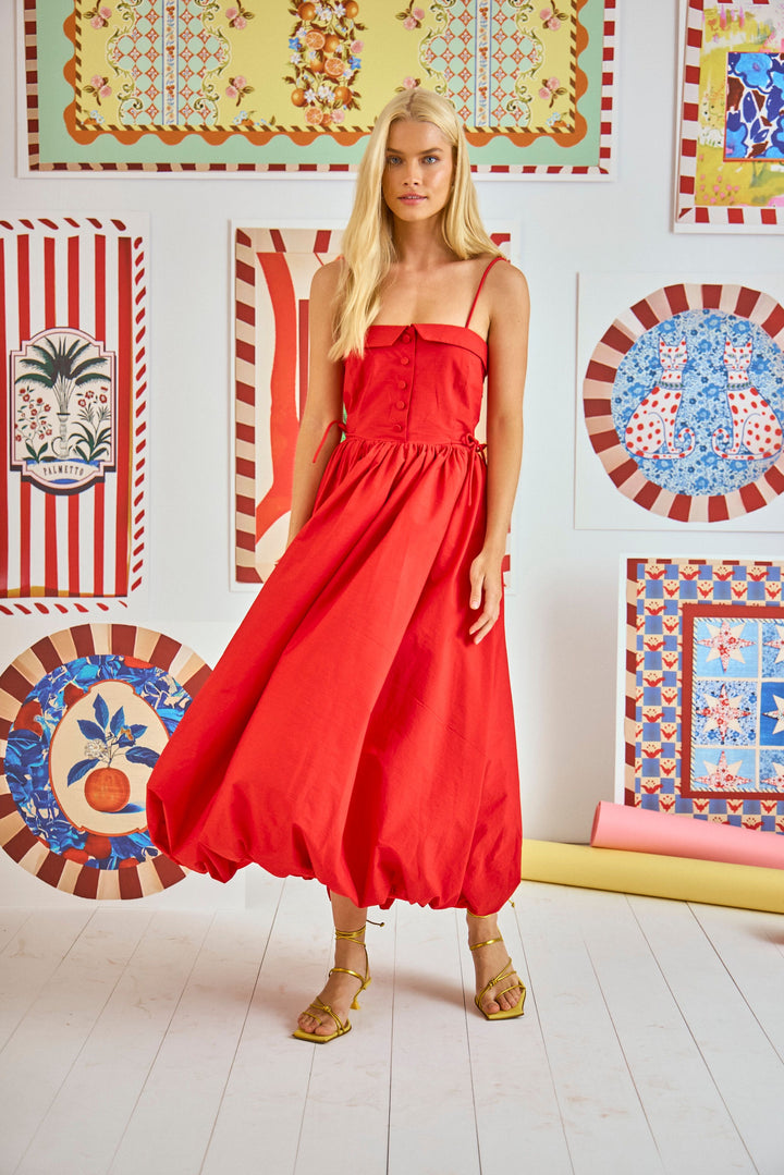 Taryn Dress | True Red