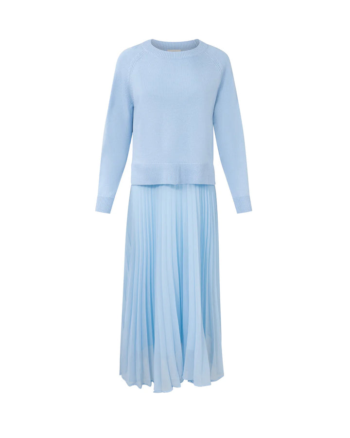 Sweater Slip Dress | Cornflower