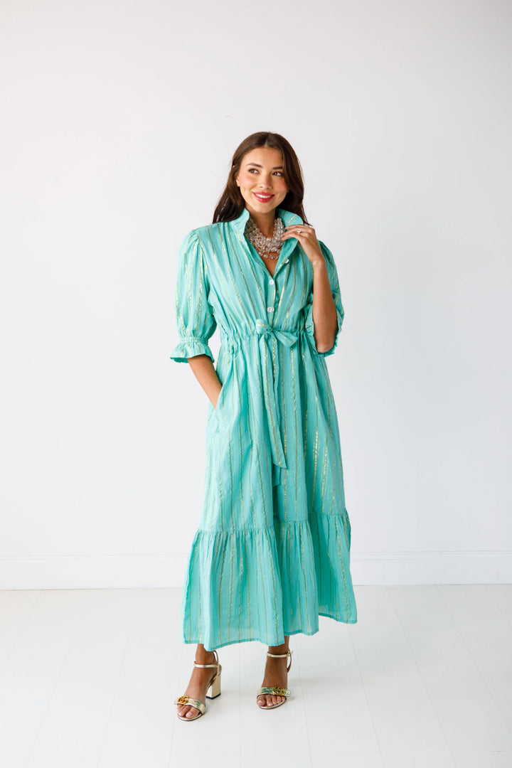 Catherine Dress | Resort Green