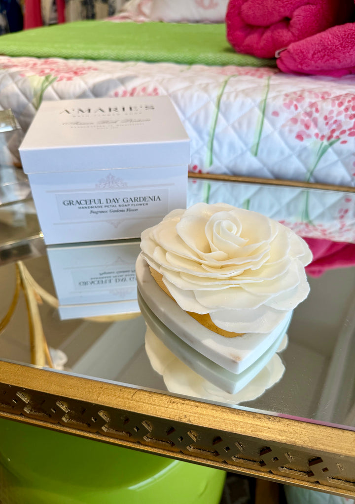 Graceful Day Gardenia Soap Petal Flower | +Sizes