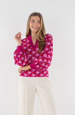 Lolli Sweater | Houndstooth