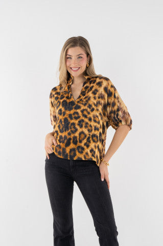 Poppy top | Leopard