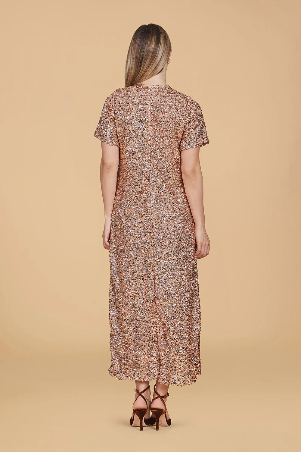 Gwenyth Dress | Gold Sequins