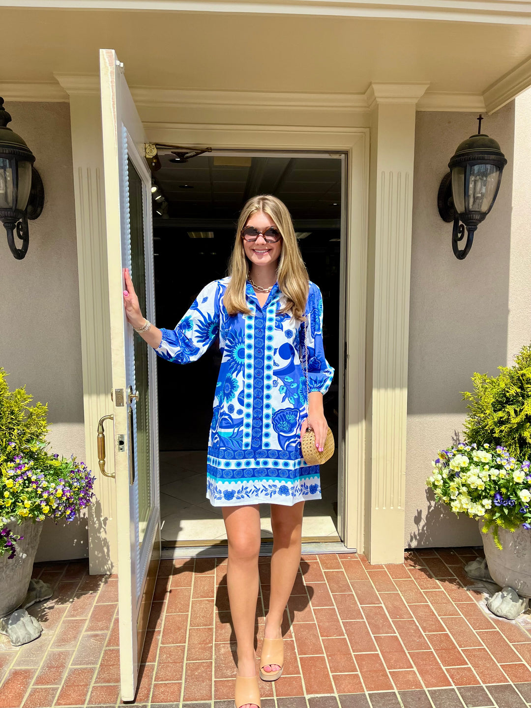 Ava Dress | Porcelain