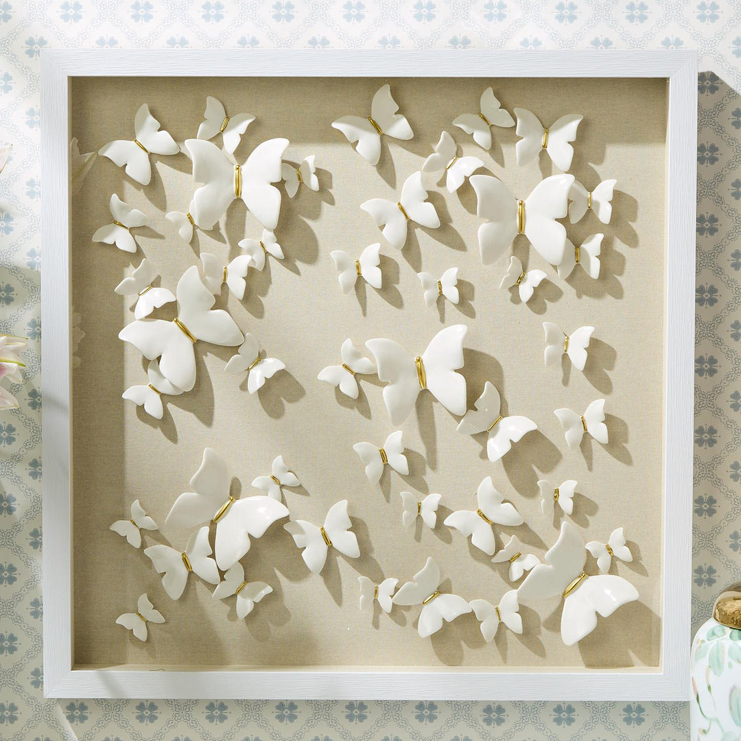Butterfly Shadow Box Wall Art