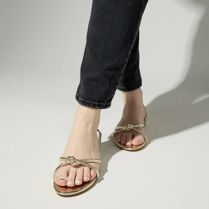 Alison Slingback Sandal | Gold