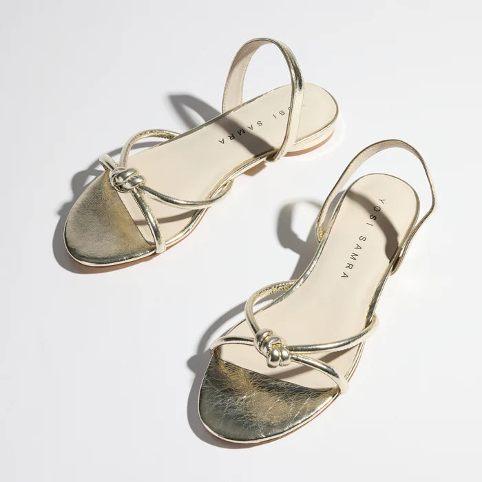 Alison Slingback Sandal | Gold