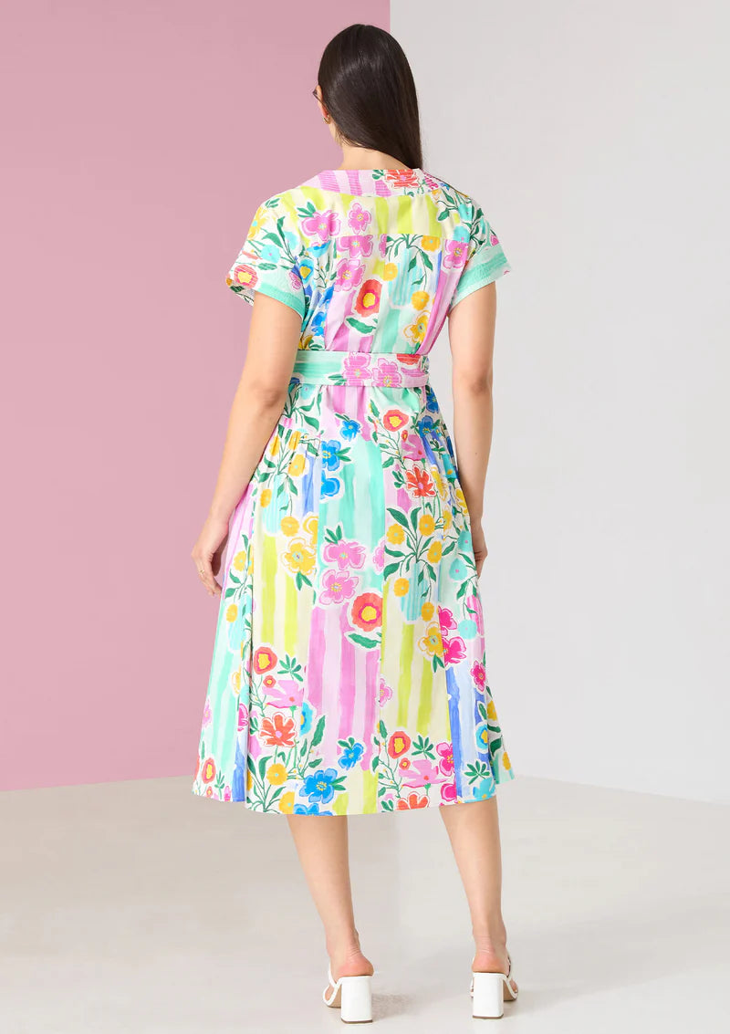 The Andrea Dress | Multi Dandelion Daze