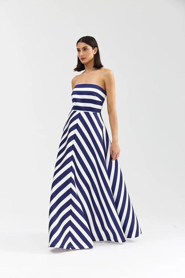 Audrey Gown | Royal Stripe