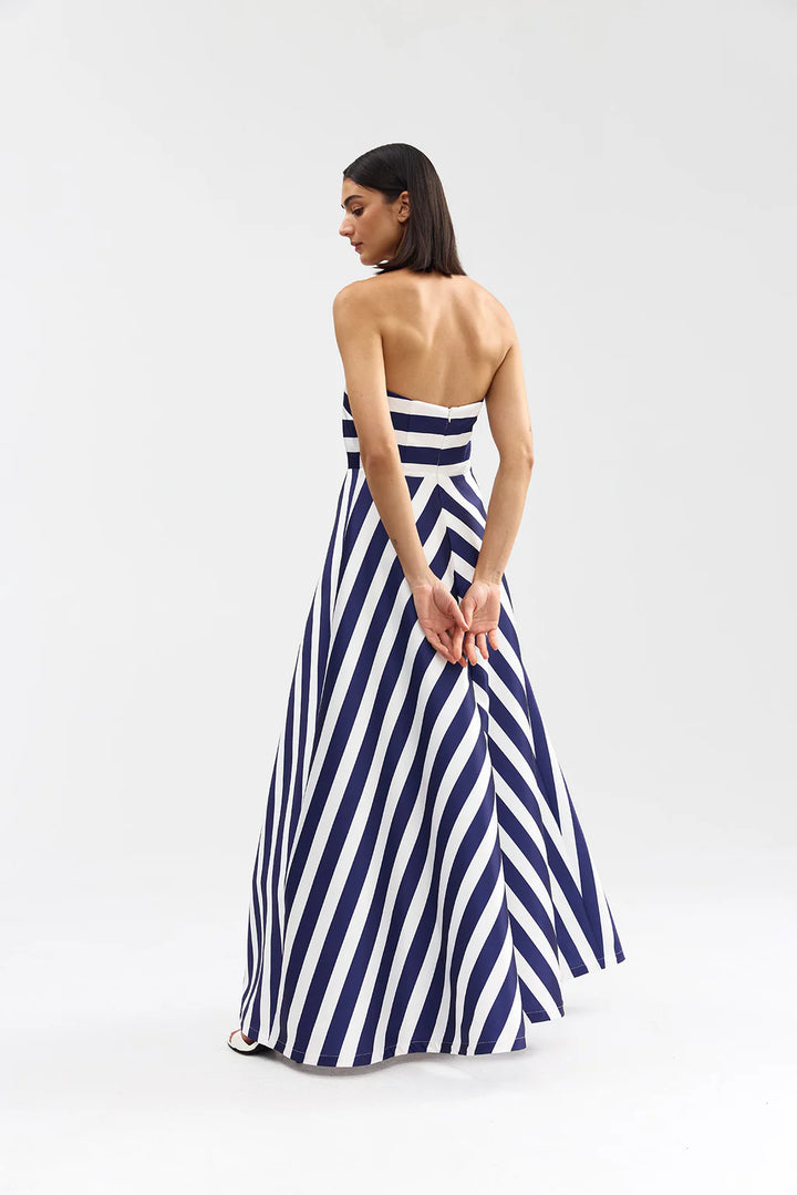 Audrey Gown | Royal Stripe