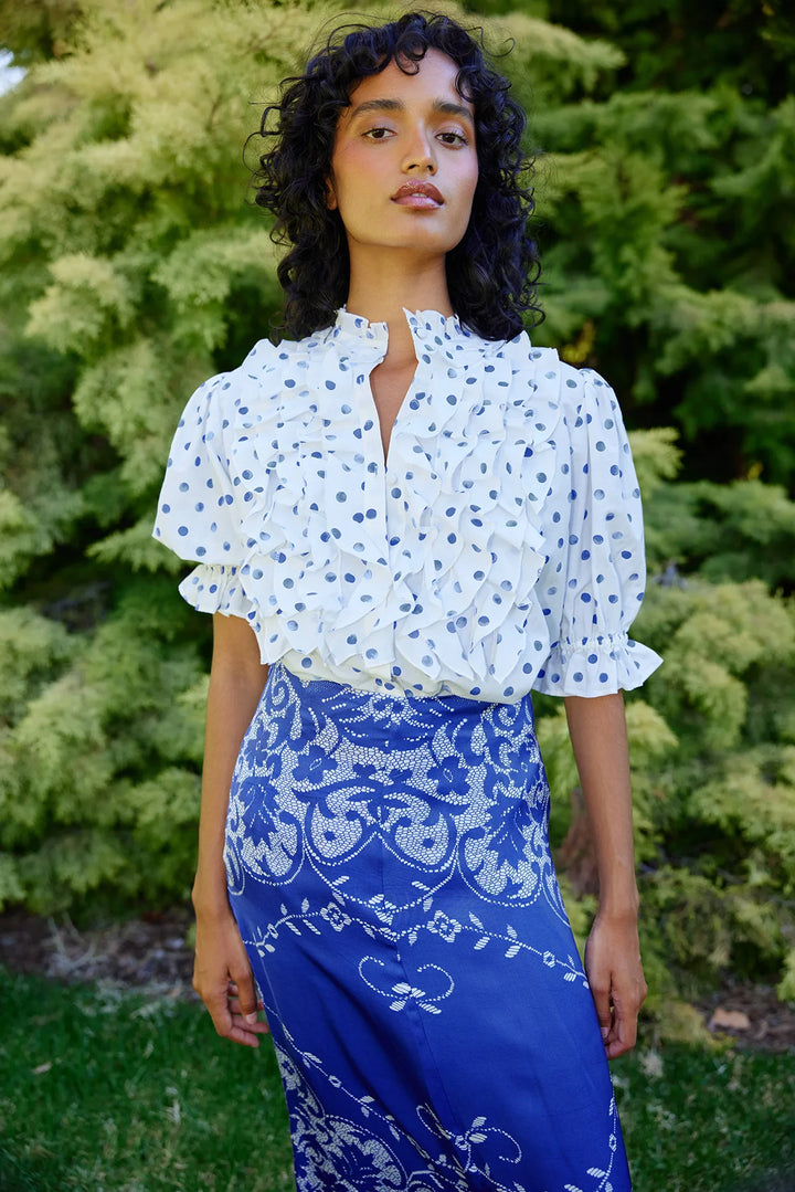 Mavis Blouse | Antique Royal