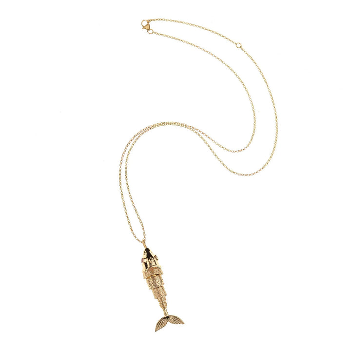 Jane Win STRONG Fish Pendant