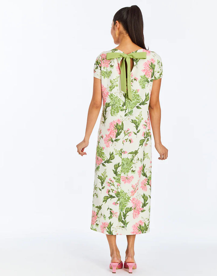 Adria Reversible Midi Dress | Green Garden