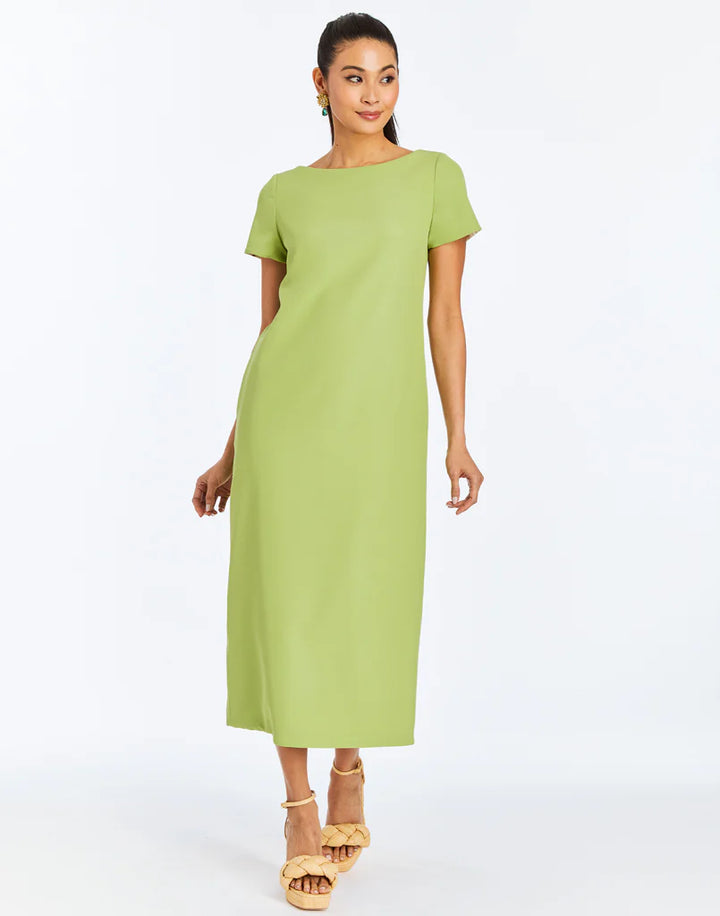 Adria Reversible Midi Dress | Green Garden