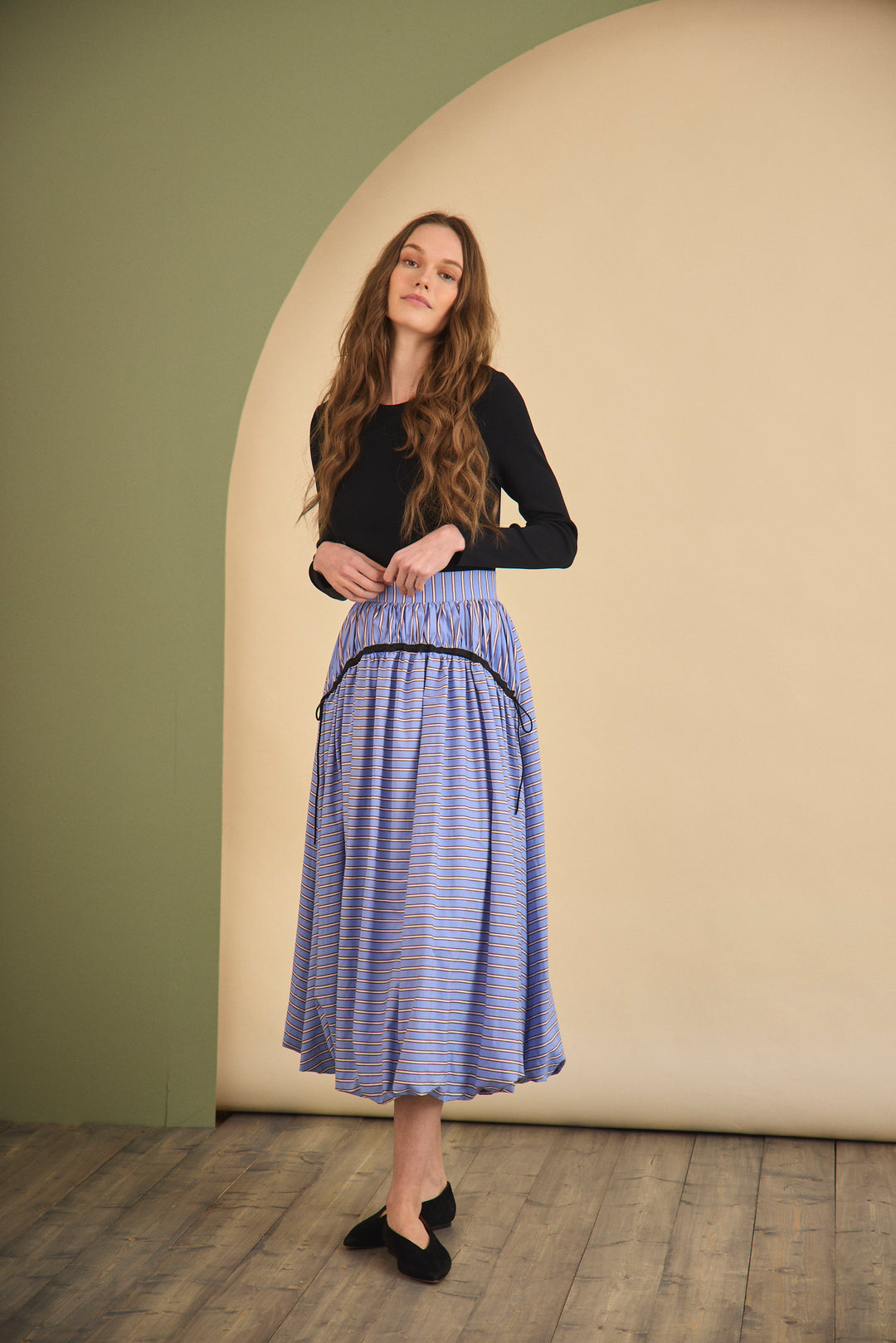 Allegra Skirt | Marfa Stripe