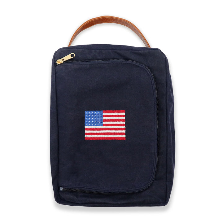 Smathers & Branson Needlepoint Shoe Bag | + Designs