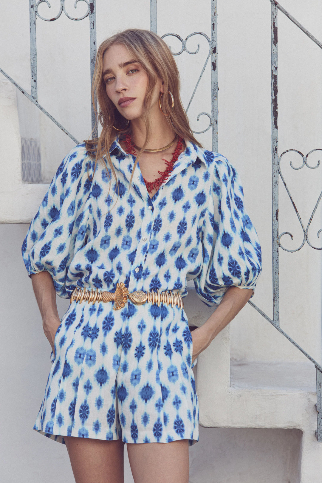 Angel Linen Shirt | Hampton's Print